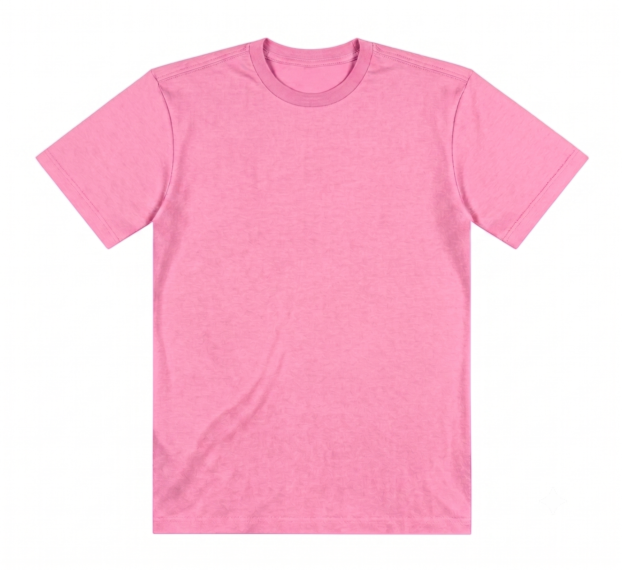 Áo Thun Cotton Trơn Hồng Regular Fit