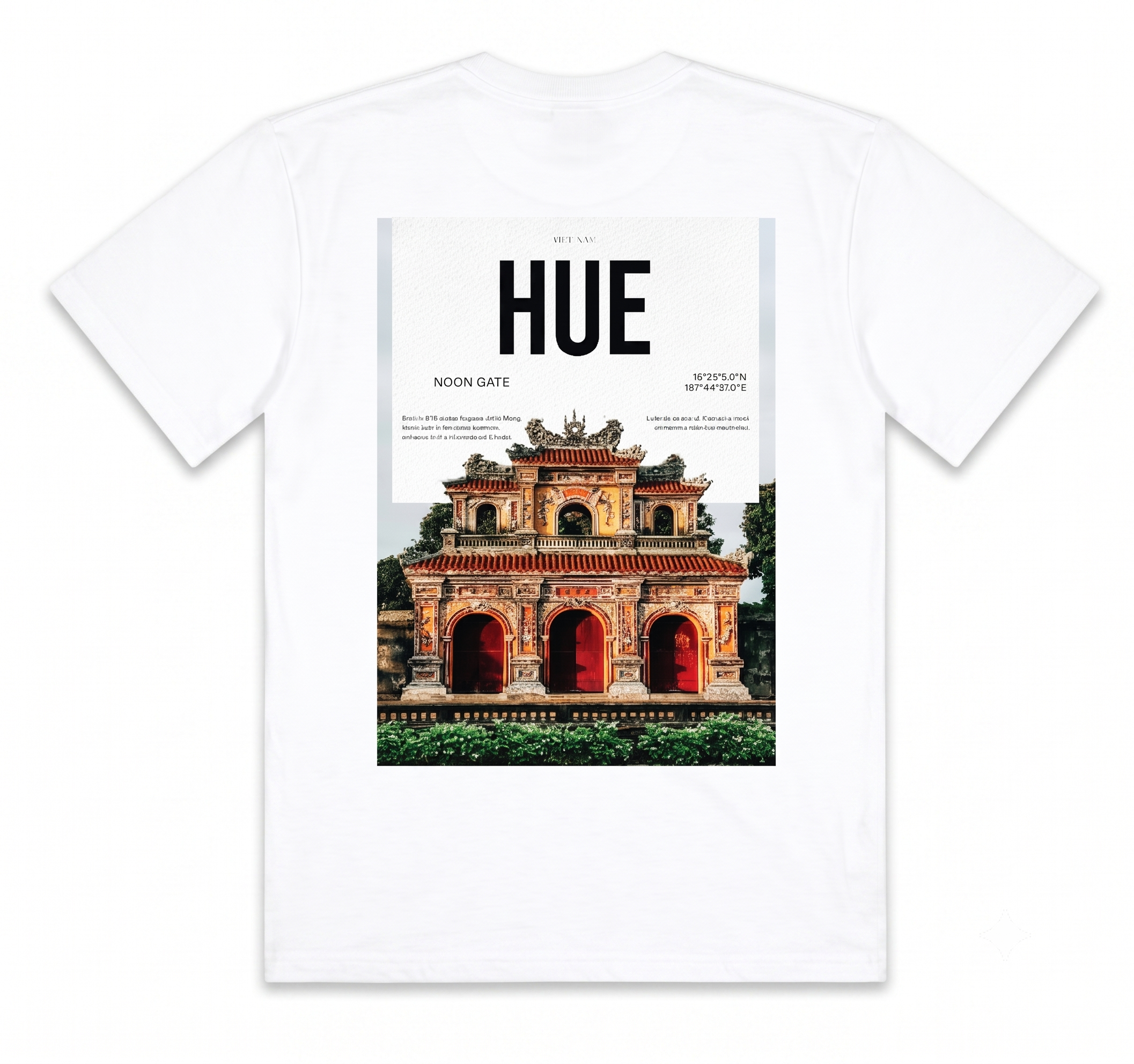 Áo Thun Cotton Huế Trắng Regular Fit